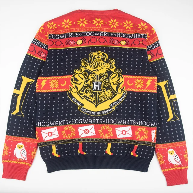 Harry Potter Back To Hogwarts Knitted Christmas Jumper