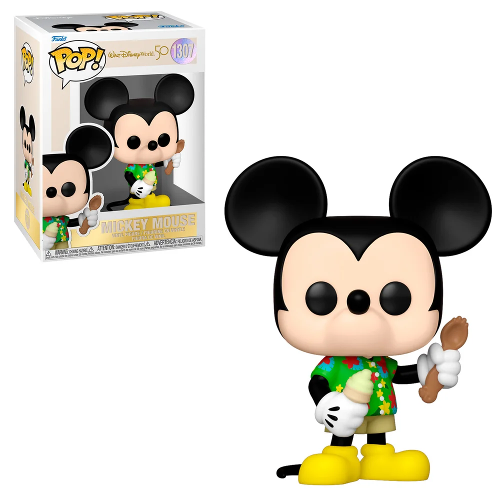 Walt Disney World 50th Aloha Mickey Funko Pop! Vinyl Image 1
