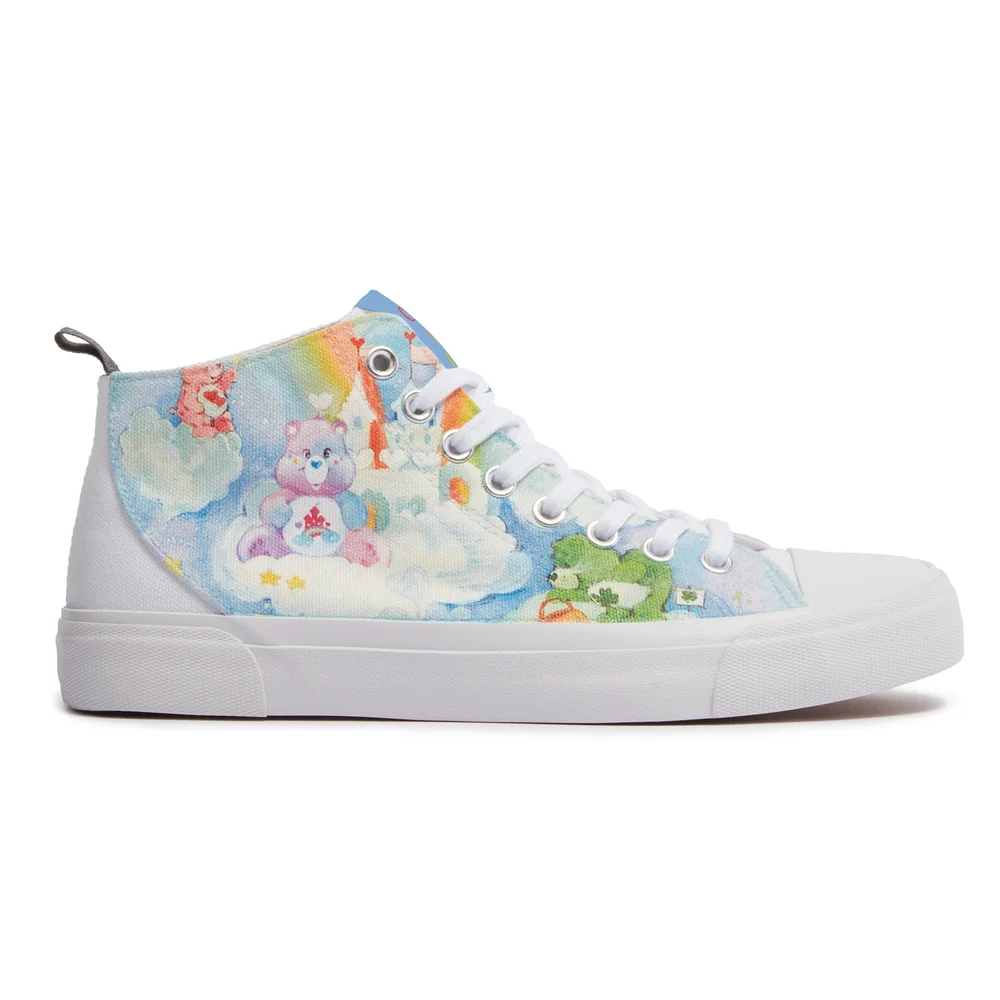Akedo x Care Bears Canvas White Signature High Top - UK 3 / EU 35.5 / US Men's 3.5 / Women's 5 Image 1