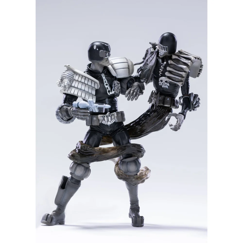 HIYA Toys Judge Dredd Exquisite Mini 1/18 Scale Figures -Judge Dredd vs Judge Death (SDCC 2022 Exclusive) Image 1
