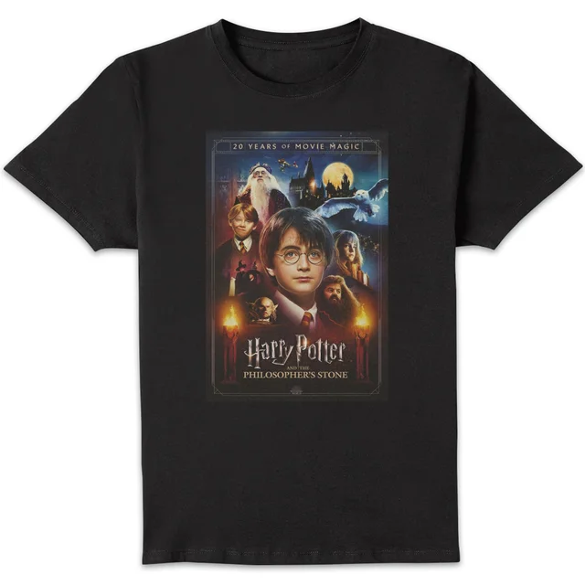 Harry Potter Philosopher's Stone Unisex T-Shirt - Black