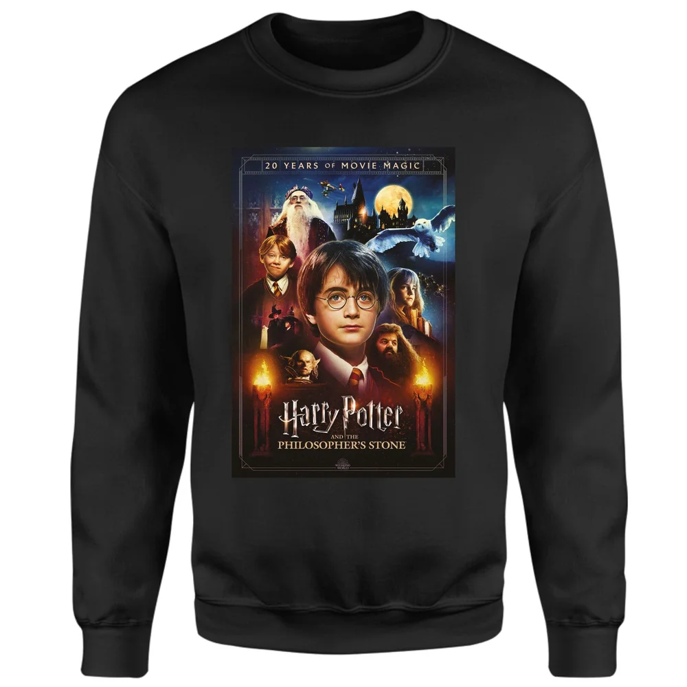 Harry Potter Philosopher's Stone Sweatshirt - Black - S Image 1