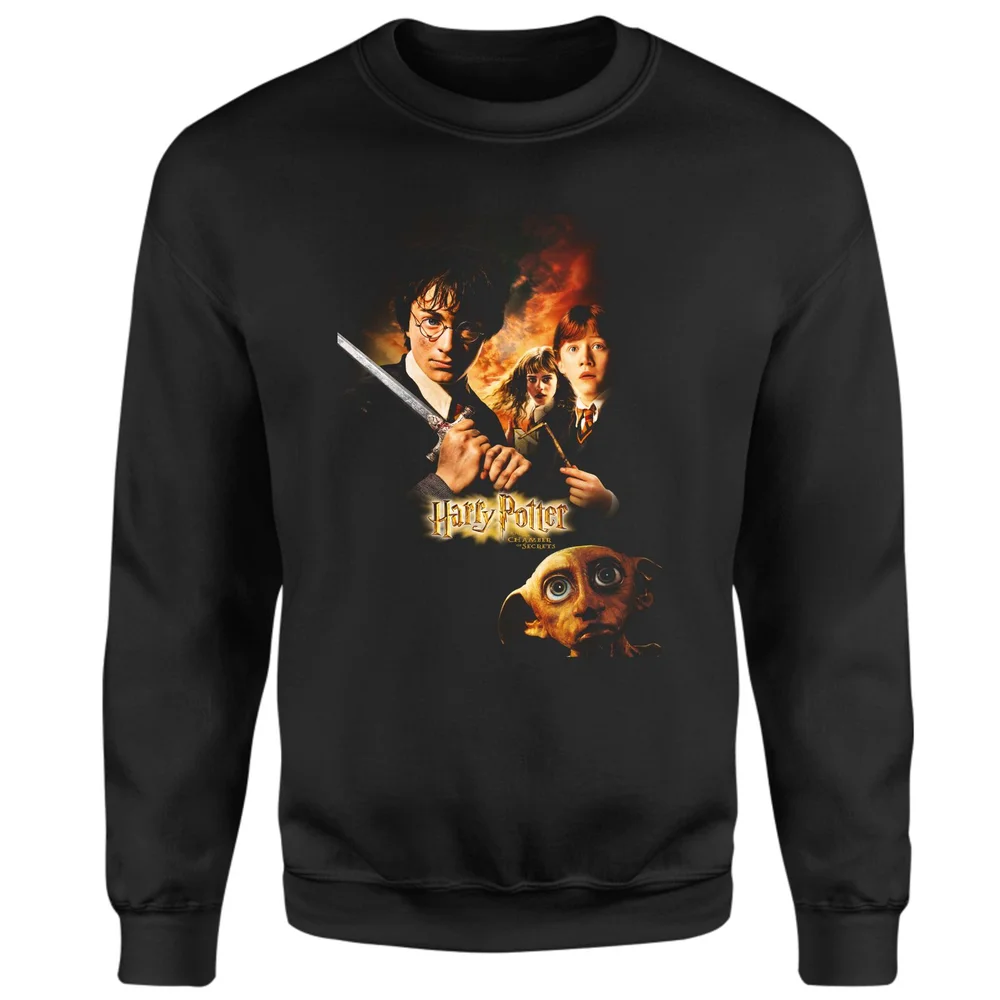 Harry Potter Chamber Of Secrets Sweatshirt - Black - XS Image 1