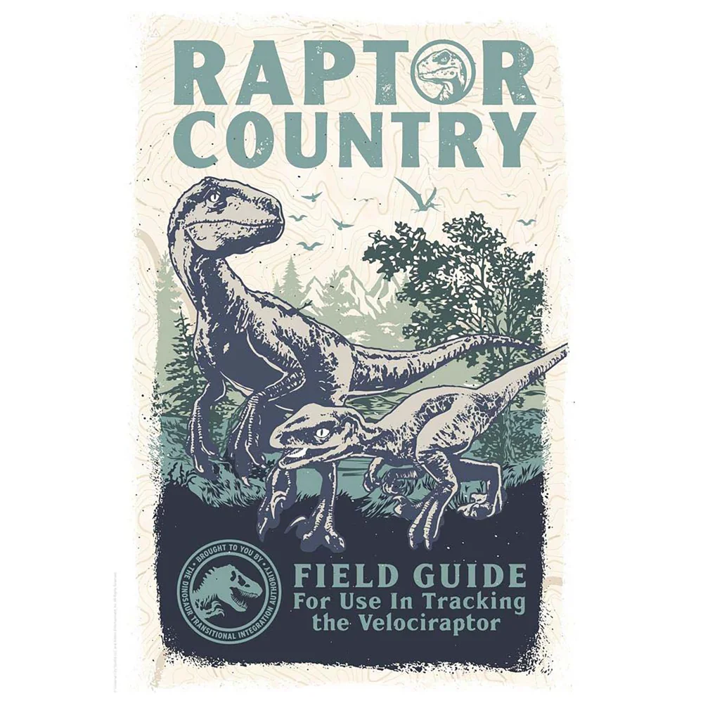 Fanattik Jurassic World - Raptor Country - Limited Edition Art Print Image 1