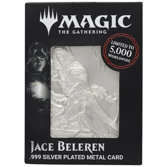 Fanattik Magic the Gathering Limited Edition .999 Silver Plated Jace Beleren Metal Collectible