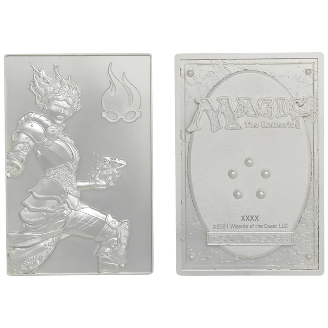 Fanattik Magic the Gathering Limited Edition .999 Silver Plated Chandra Nalaar Metal Collectible