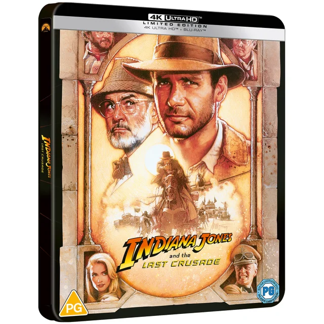 Indiana Jones And The Last Crusade 4K Ultra HD Steelbook (Includes Blu-ray)