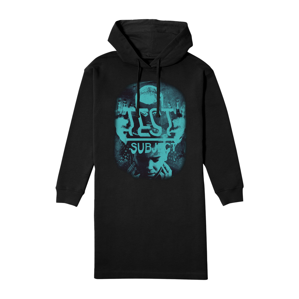 Stranger Things Test Subject Women's Hooded Dress - Black - S Image 1