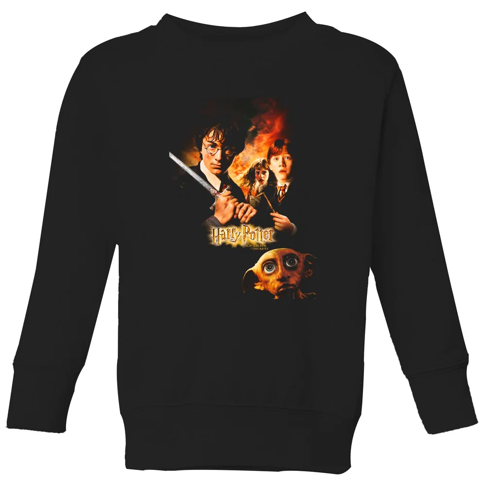 Harry Potter Chamber Of Secrets Kids' Sweatshirt - Black - 3-4 Years Image 1