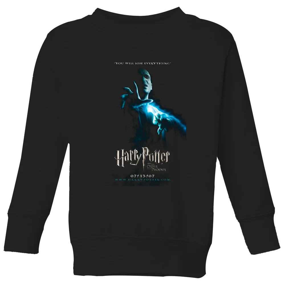 Harry Potter Order Of The Phoenix Kids' Sweatshirt - Black - 3-4 Years Image 1