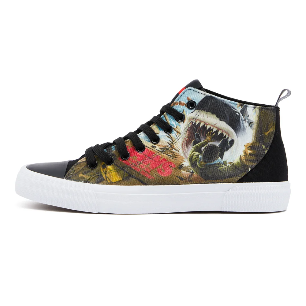 Akedo x Jaws Bigger Boat High Top - Black - UK 10 / EU 44.5 / US Men's 10.5 / US Women's 12 Image 1