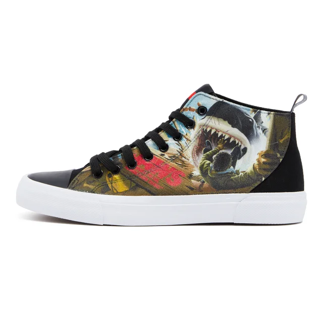Akedo x Jaws Bigger Boat High Top - Black