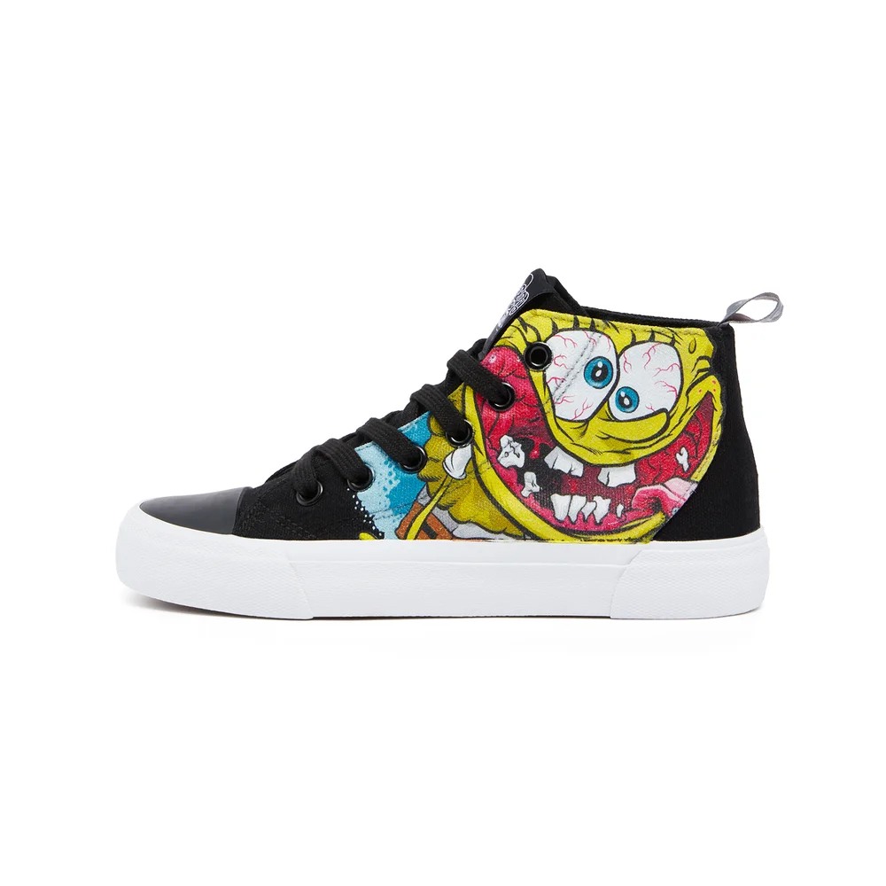 Akedo x SpongeBob SquarePants Kids' High Top - Black - UK Kids 10 / EU28 Image 1