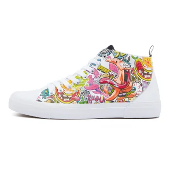 Akedo x SpongeBob SquarePants High Top - White