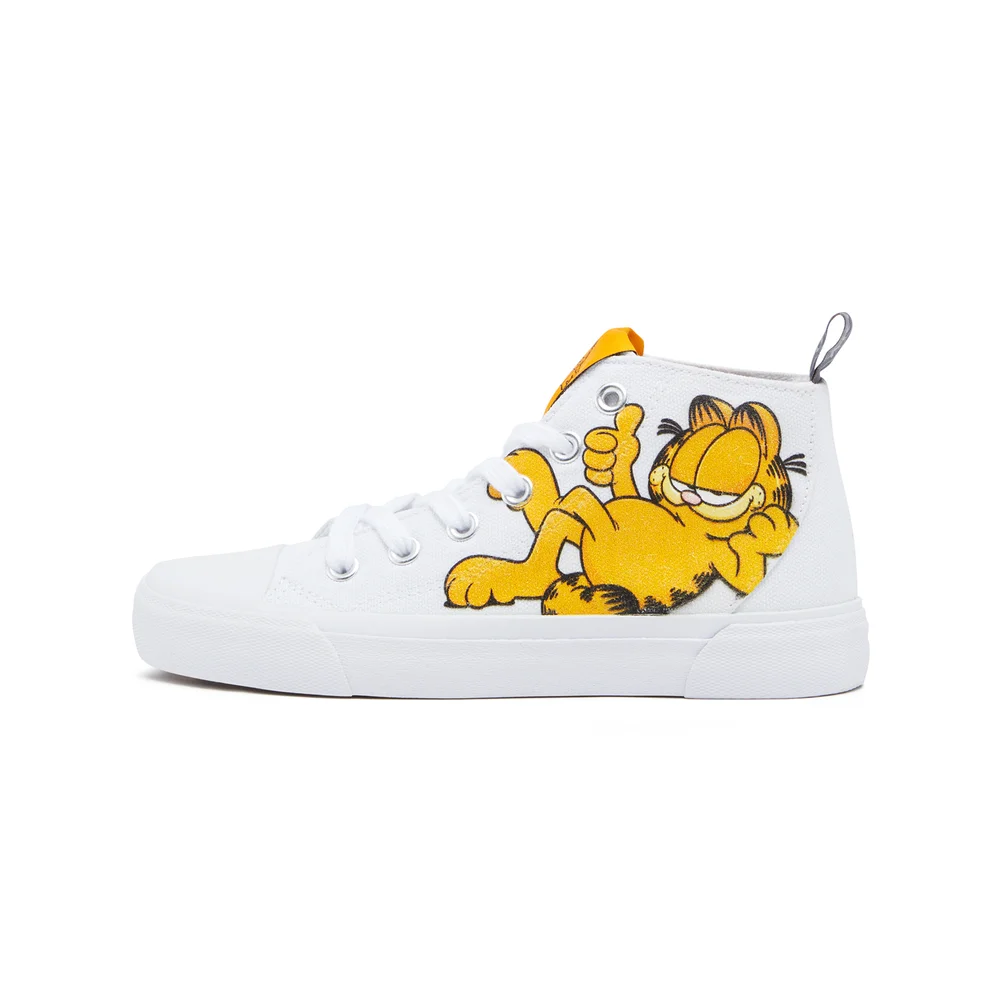 Akedo x Garfield Kids' High Top - White - UK Kids 10 / EU28 Image 1