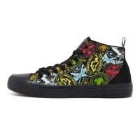 Akedo x Harry Potter Badges High Top - All Black