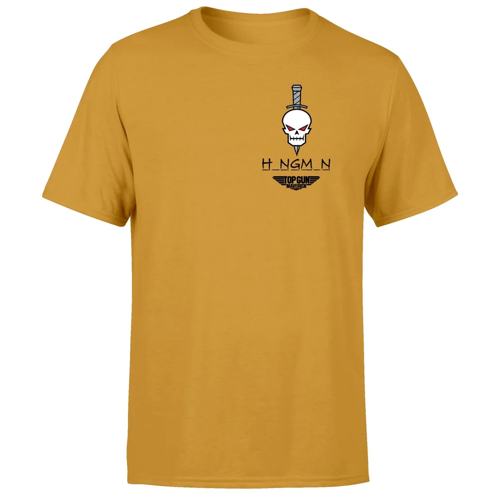 Top Gun Team Hangman Unisex T-Shirt - Mustard - L Image 1