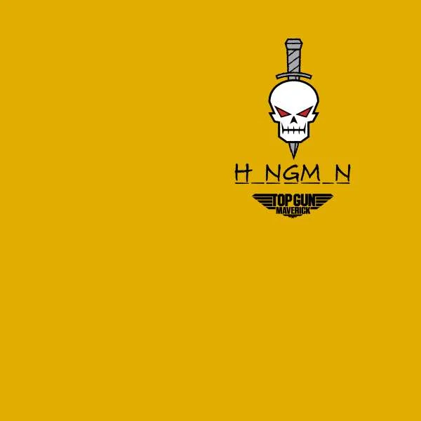 Top Gun Team Hangman Unisex T-Shirt - Mustard