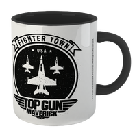 Top Gun Maverick Fighter Town USA Mug - Black - undefined undefined