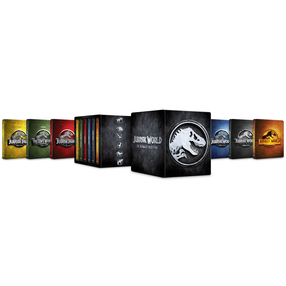 Jurassic World Ultimate Zavvi Exclusive Steelbook Collection 4K Ultra HD (includes Blu-ray) Image 1