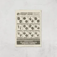 Jurassic World Dino Tracks Pocket Guide Giclee Art Print - undefined undefined