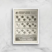 Jurassic World Dino Tracks Pocket Guide Giclee Art Print