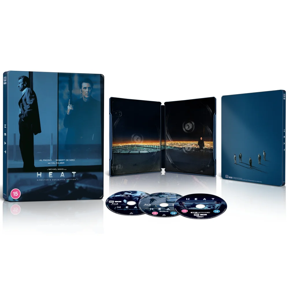 Heat Zavvi Exclusive 4K Ultra HD Steelbook (includes Blu-ray) Image 1