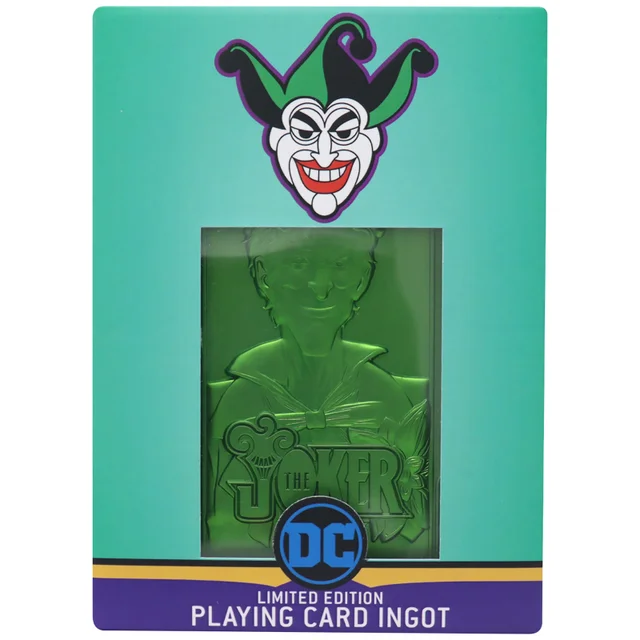 Fanattik The Joker Playing Card Limited Edition Ingot