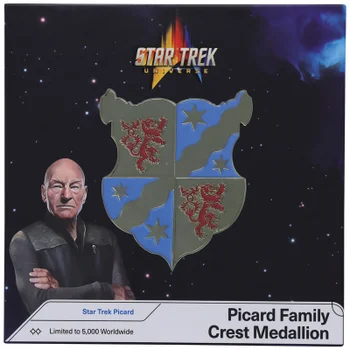 Fanattik Star Trek Picard Family Crest Limited Edition Medallion