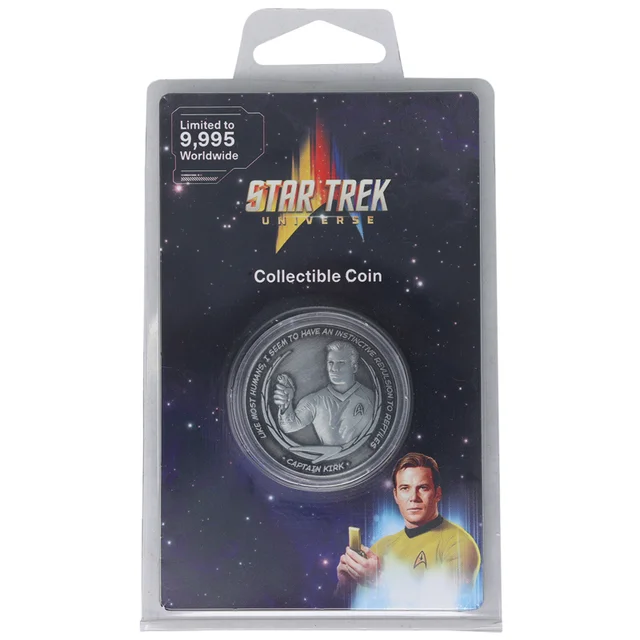 Fanattik Star Trek Captain Kirk and Gorn Limited Edition Collectible Coin