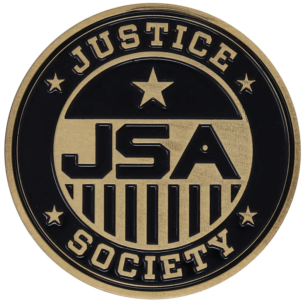 Fanattik Black Adam Limited Edition Justice Society of America Medallion Image 1