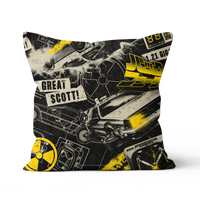 Back To The Future 1.21 Gigawatts Square Cushion
