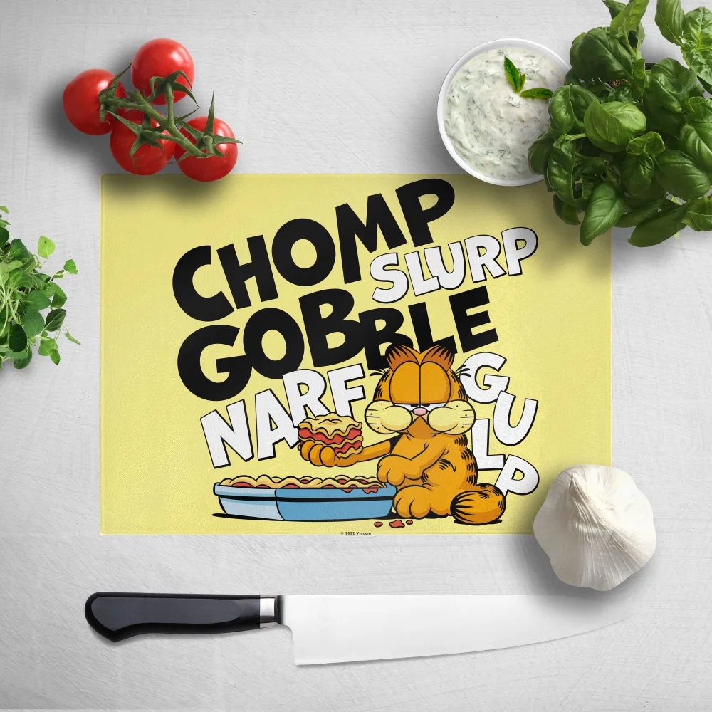 Garfield Lasagna Chopping Board Image 1