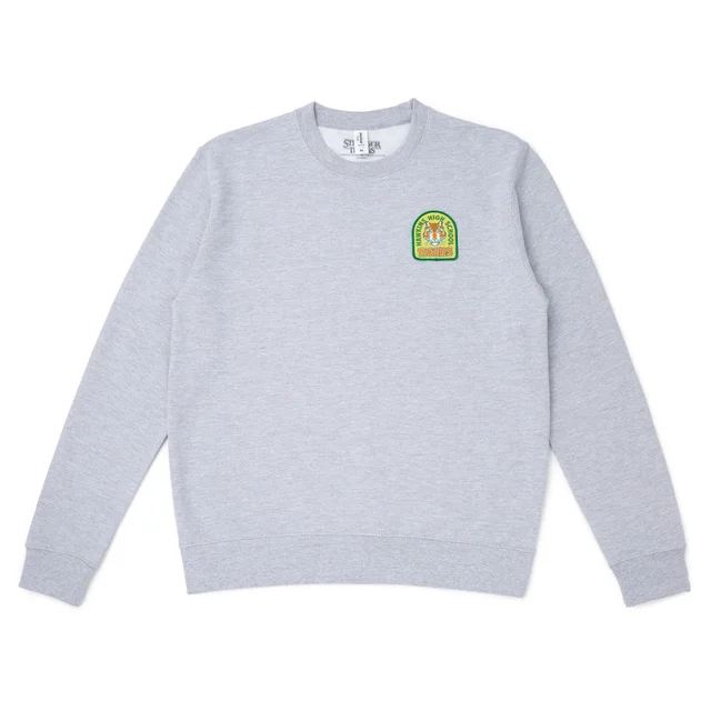 Stranger Things Tigers Badge Sweatshirt - Grey