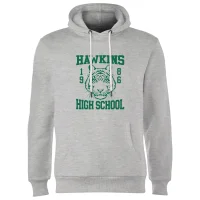 Stranger Things Hawkins High School Hoodie - Grey - undefined undefined
