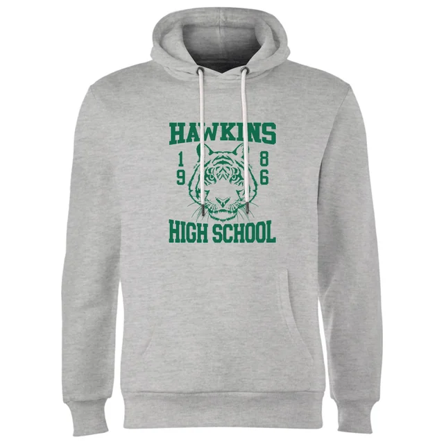 Stranger Things Hawkins High School Hoodie - Grey