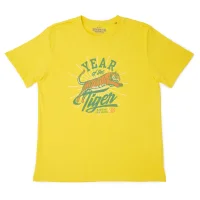 Stranger Things Year Of The Tiger T-Shirt - Yellow - undefined undefined