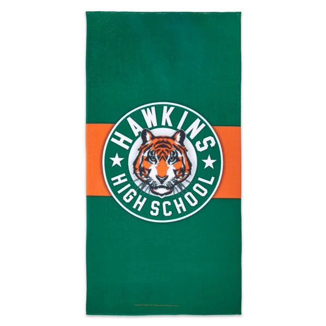 Stranger Things Hawkins High School Beach Towel