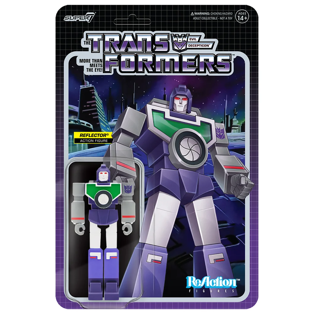 Super7 Transformers Reaction Figure - Reflector Image 1