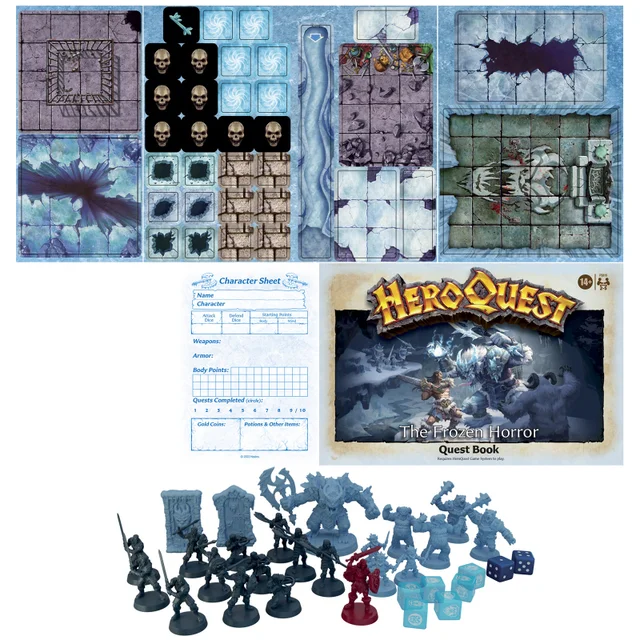 Hasbro Avalon Hill HeroQuest The Frozen Horror Expansion Pack