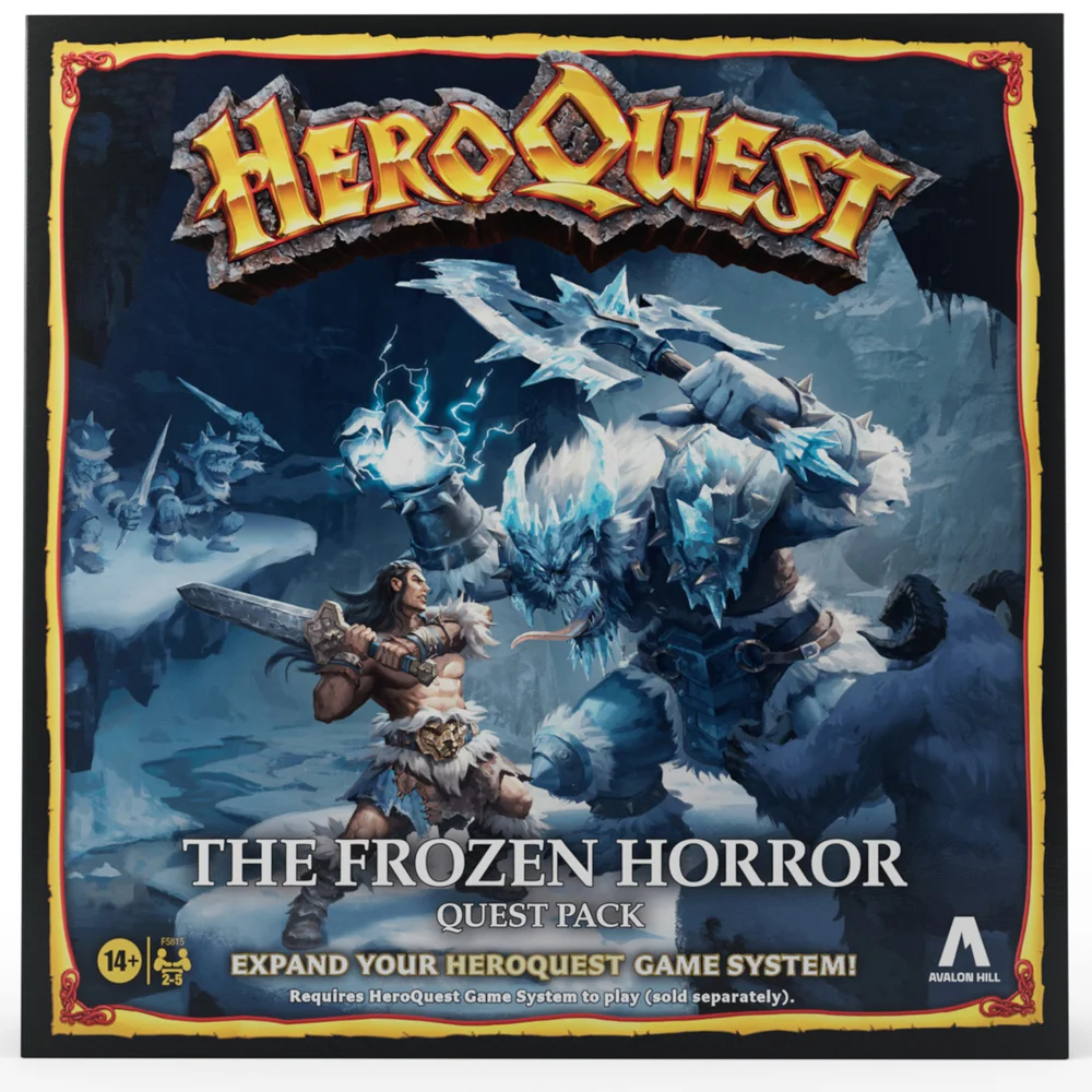Hasbro Avalon Hill HeroQuest The Frozen Horror Expansion Pack Image 1