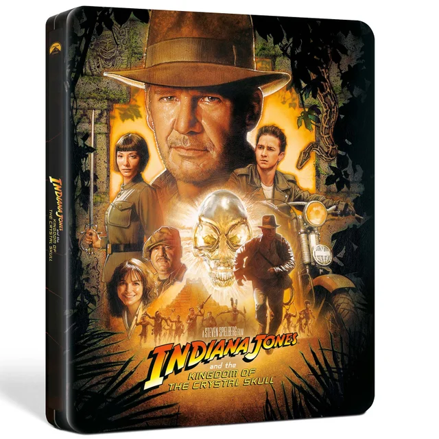 Indiana Jones and The Kingdom of The Crystal Skull 4K Ultra HD Steelbook (includes Blu-ray)