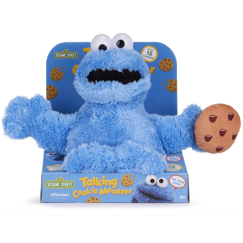 Seasame Street - Talking Cookie Monster Plush Image 1