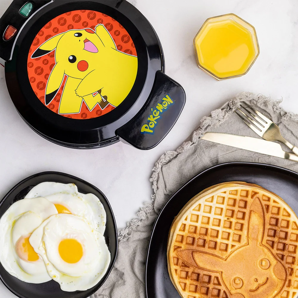Pokémon Pikachu Waffle Maker - UK Plug Image 1