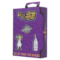Dust! Willy Wonka Limited Edition Pin Badge Set - undefined undefined