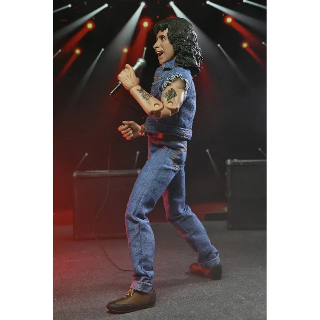 NECA AC/DC Bon Scott Highway to Hell 8 Inch Clothed Action Figure