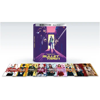 Bullet Train Limited Edition With Art Cards Zavvi Exclusive 4K Ultra HD Steelbook (includes Blu-ray)
