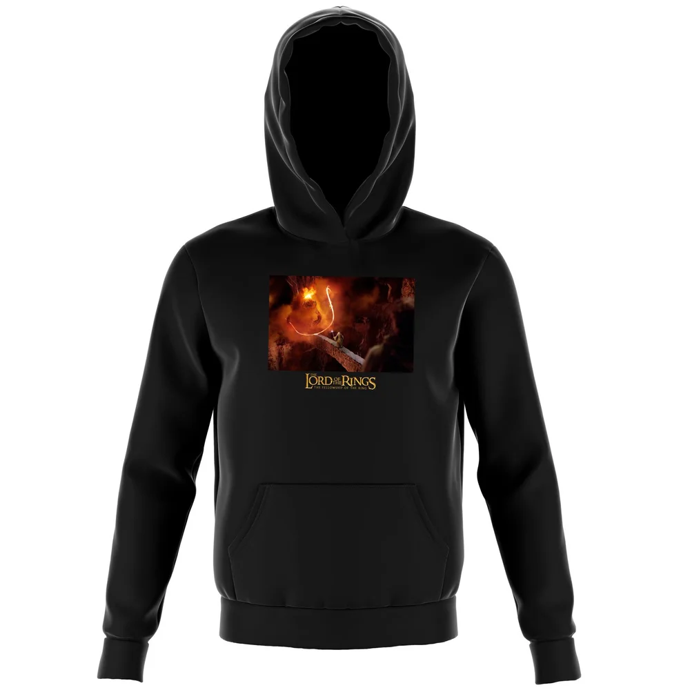 Lord Of The Rings You Shall Not Pass Kids' Hoodie - Black - 9-10 Years Image 1