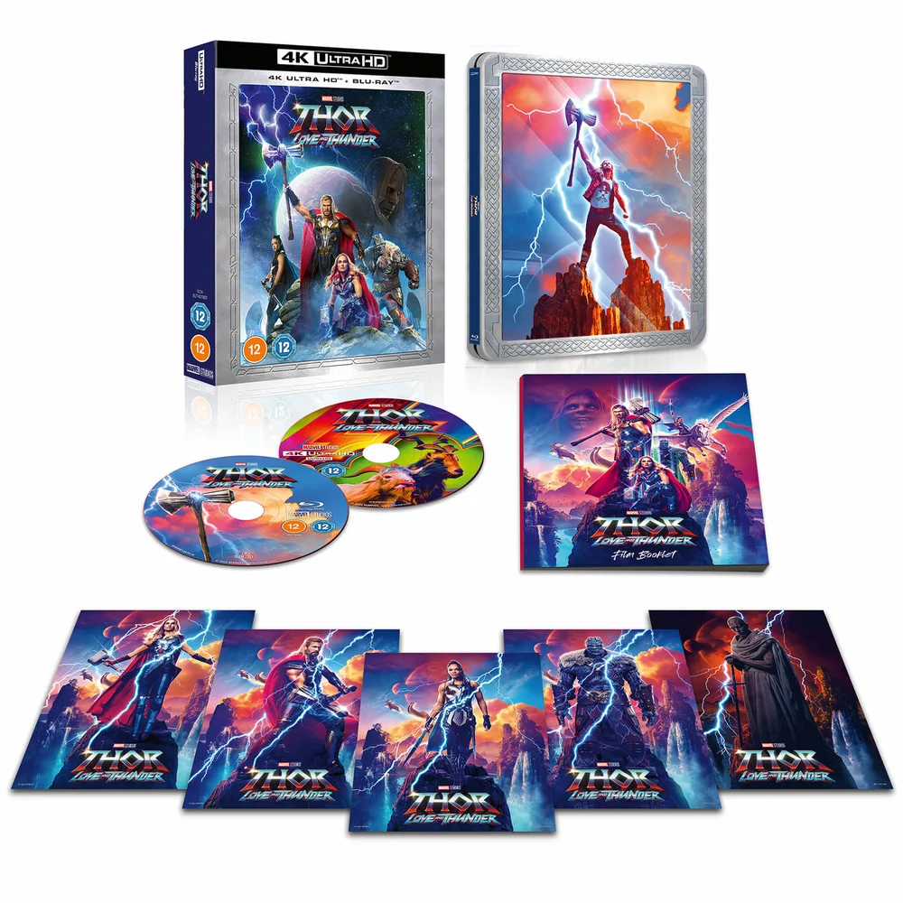 Thor: Love and Thunder Zavvi Exclusive Collector's Edition 4K Ultra HD Steelbook (Includes Blu-ray) Image 1
