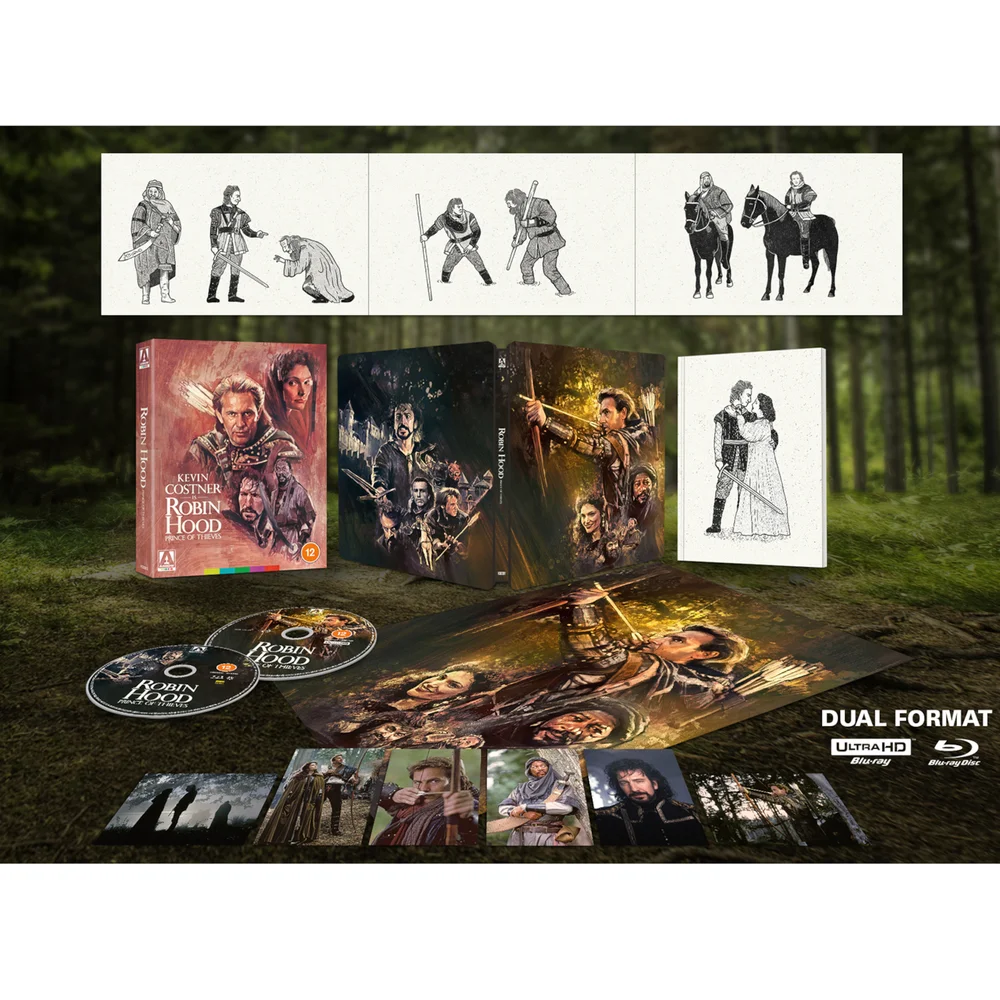 Robin Hood: Prince of Thieves Deluxe 4K Ultra HD Steelbook - Limited Edition Zavvi Exclusive (includes Blu-ray) Image 1